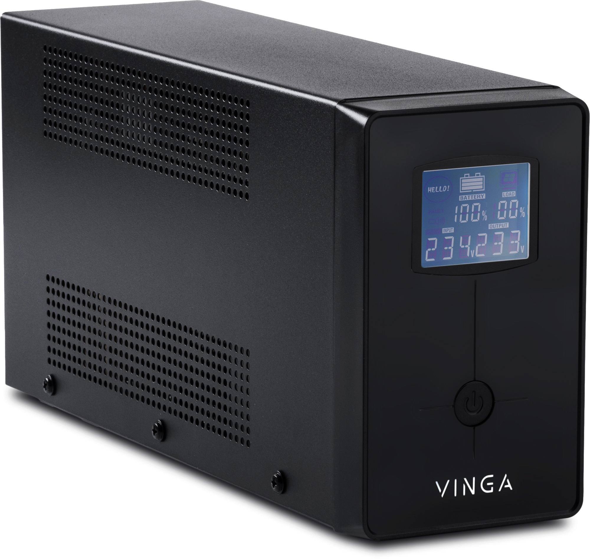 Источник бесперебойного питания Vinga LED 1200VA (VPC-1200PRM3) цена 3606.40 грн - фотография 2