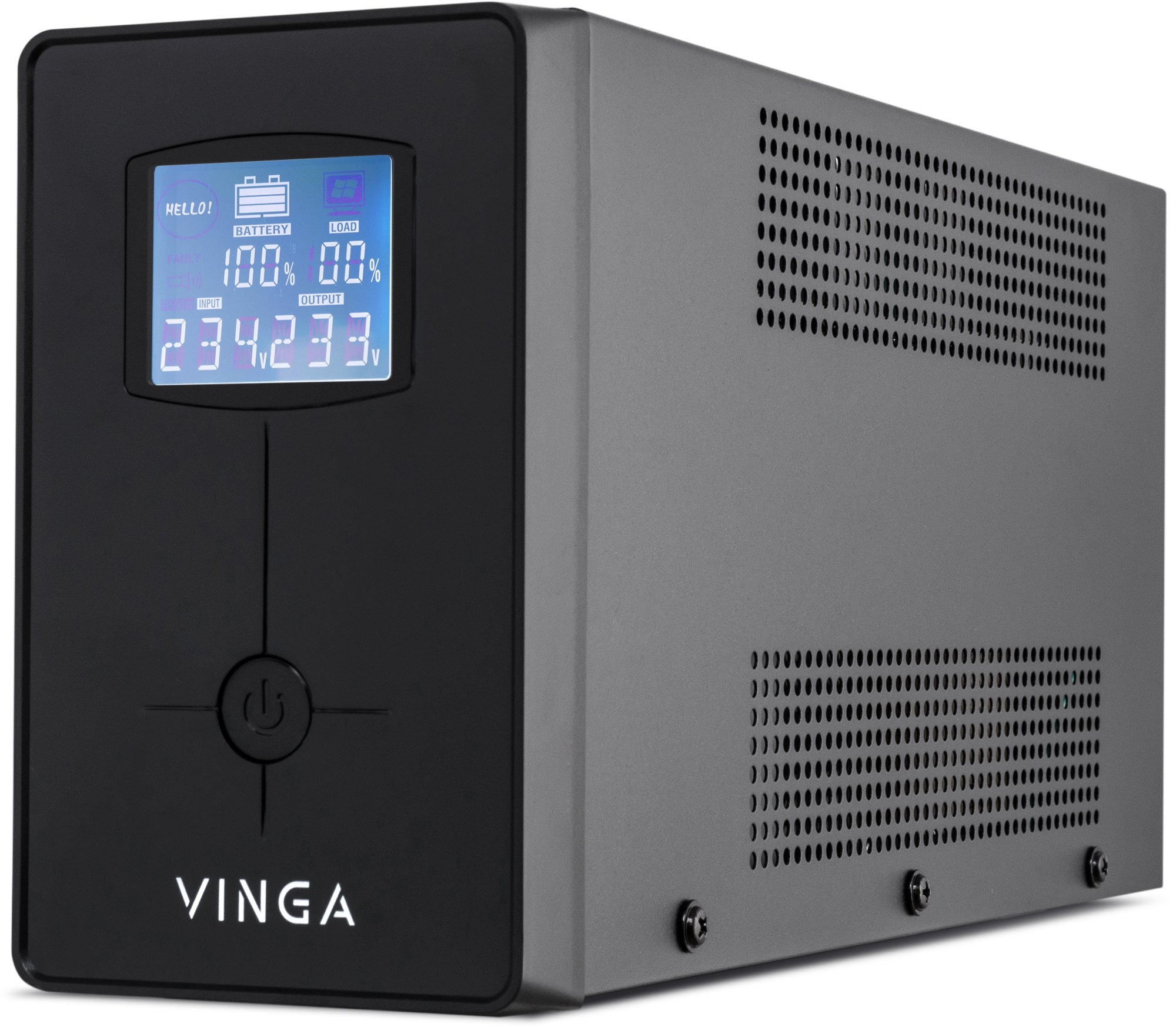 Джерело безперебійного живлення Vinga LCD 1200VA (VPC-1200PRM3)