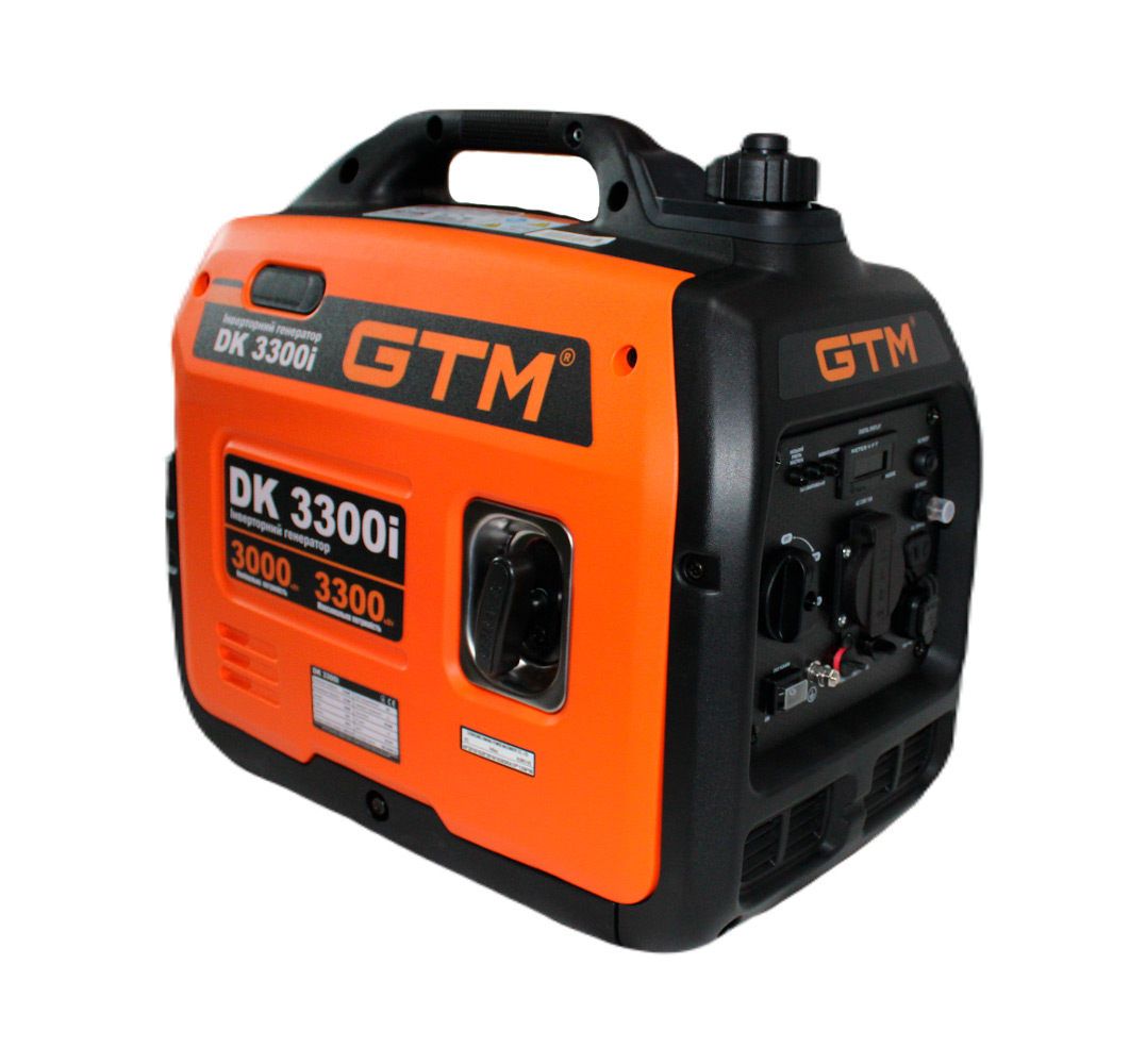 Генератор на 3 кВт GTM DK3500i