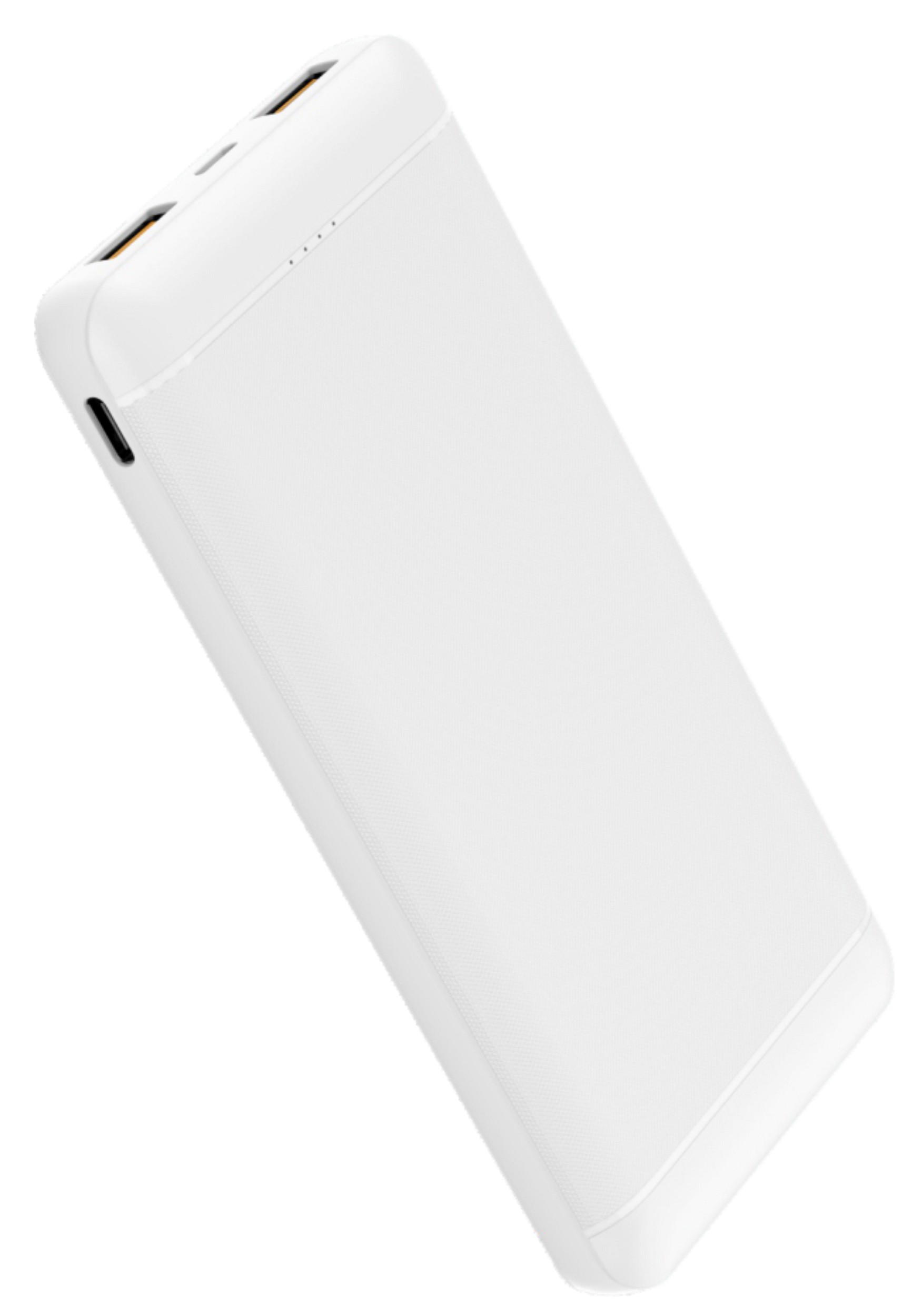 Повербанк BYZ W3-10000 mAh Type-C (White) цена 349.00 грн - фотография 2