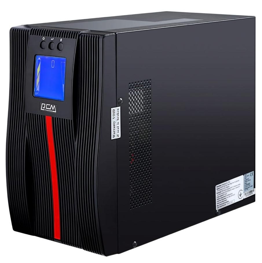 Ціна джерело безперебійного живлення Powercom MAC-1500 LCD 1500VA PF=1 online RS232 USB 4 Schuko в Запоріжжі