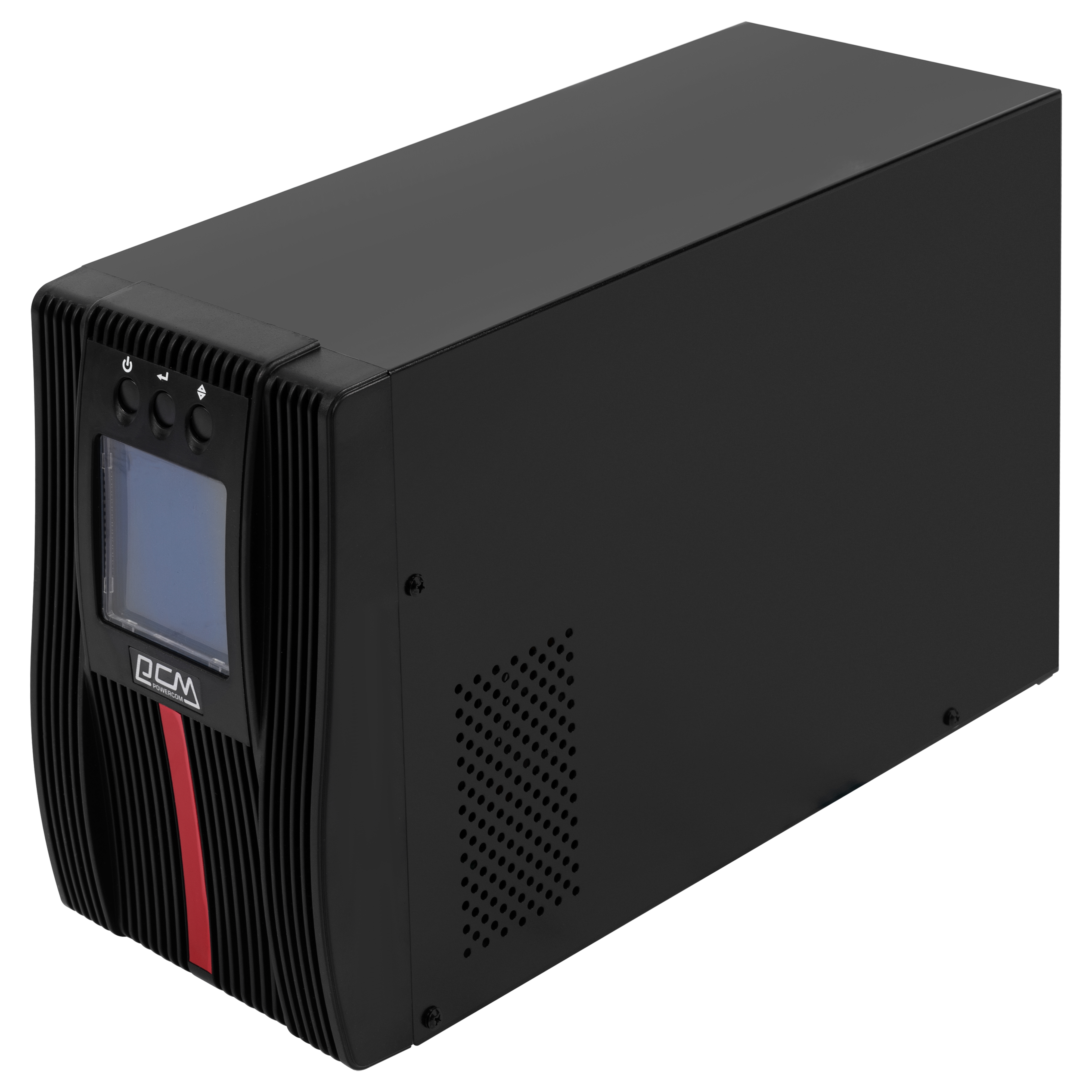 Powercom MAC-1000 LCD 1000VA PF=1 online RS232 USB 2 Schuko