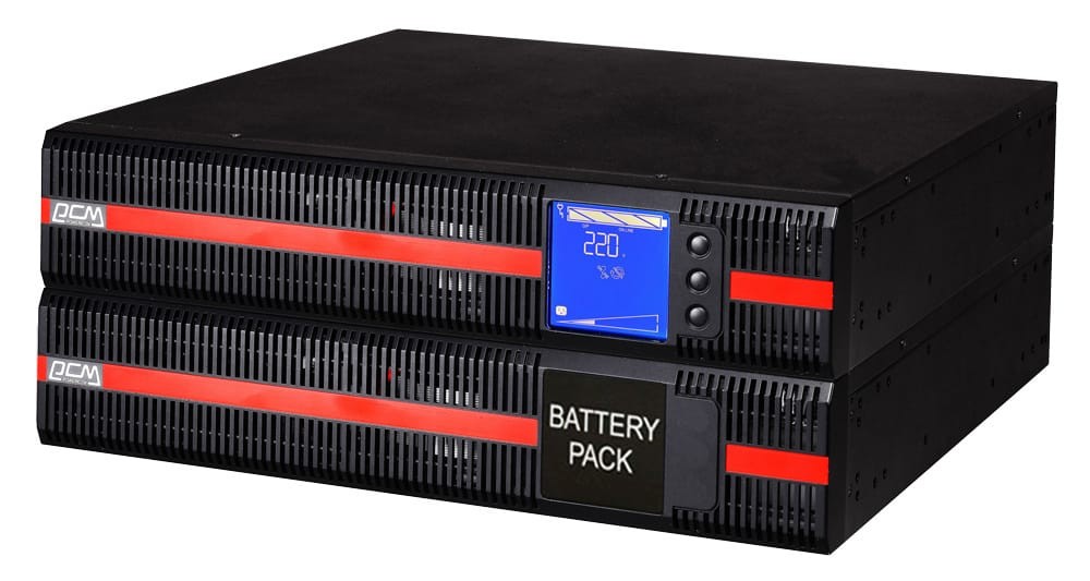 Powercom MRT-6000 LCD 6000VA PF=1 online RS232 USB