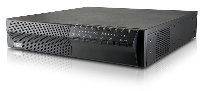 Powercom SPR-3000 LCD 3000VA/2100W line-interactive R232 USB 8 IEC
