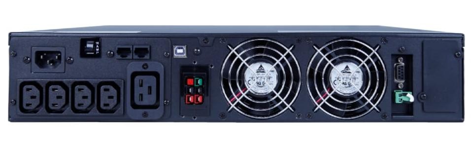 Источник бесперебойного питания Powercom VRT-2000 LCD 2000VA/1800W online RS232 USB 4 IEC цена 0 грн - фотография 2