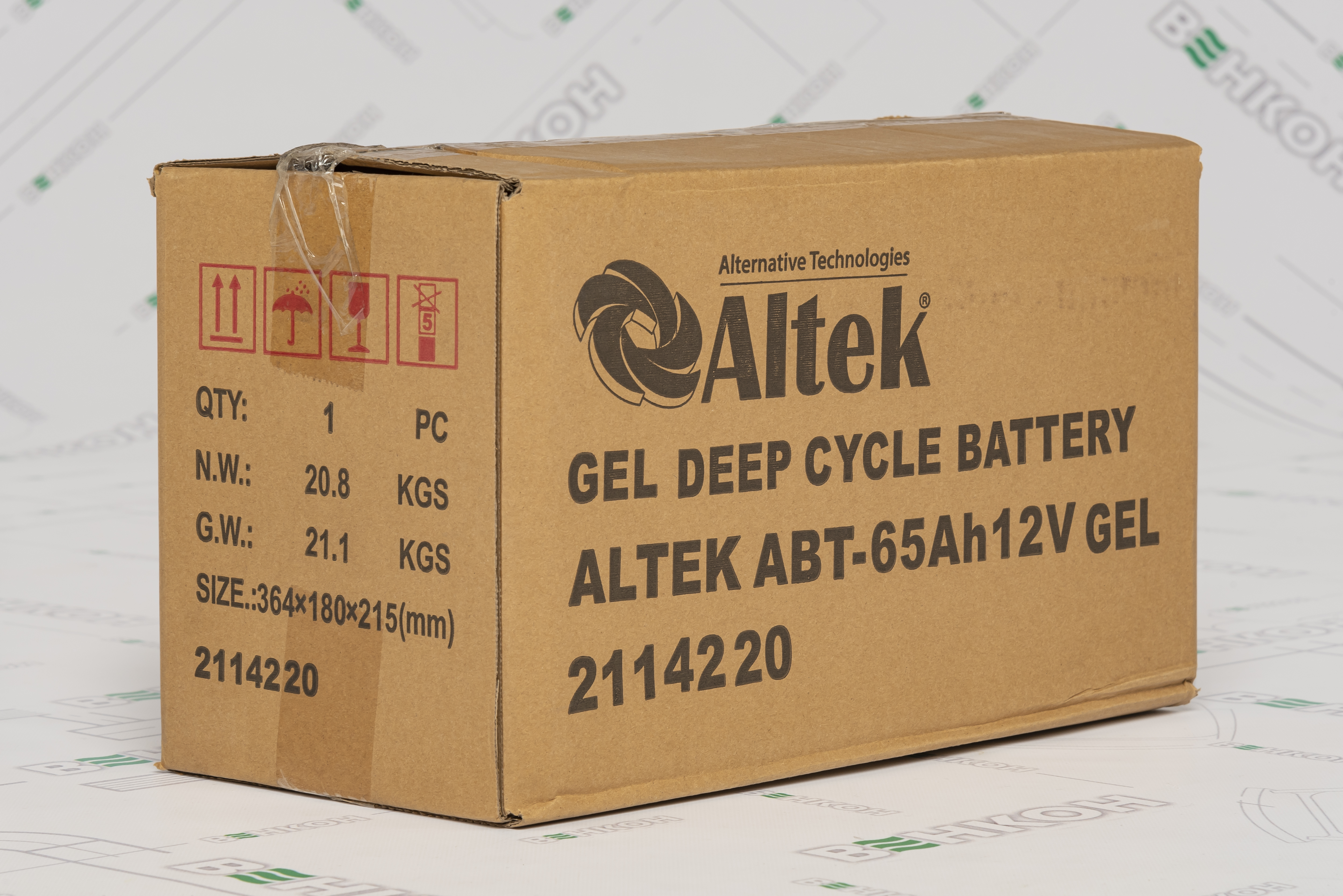 Аккумулятор гелевый Altek ABT-65Аh/12V GEL обзор - фото 8