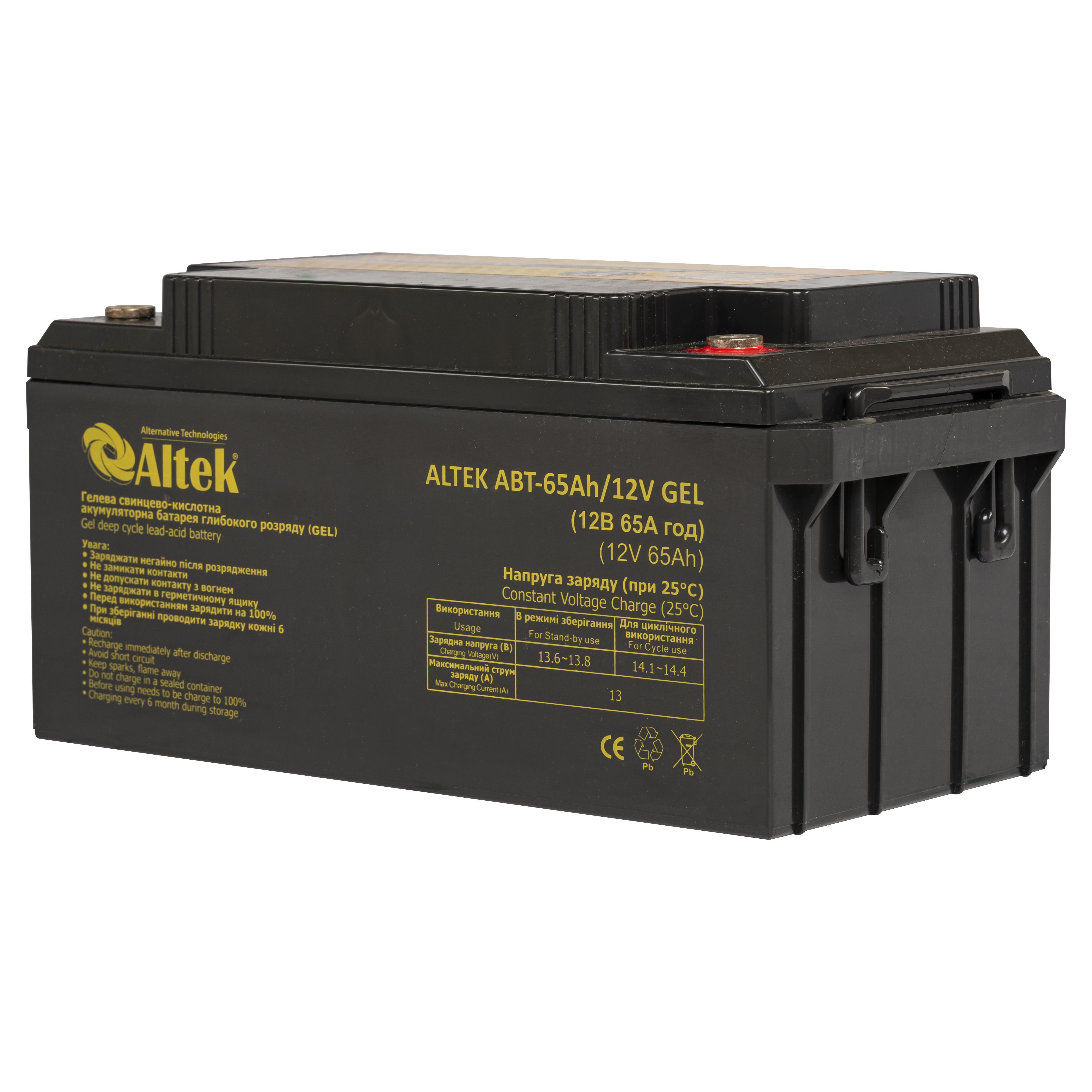 Altek ABT-65Аh/12V GEL
