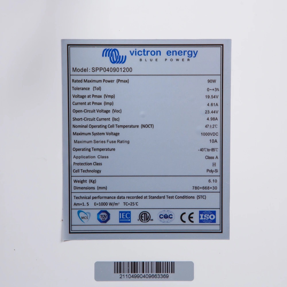 Солнечная панель Victron Energy 90W-12V series 4a, 90Wp, Poly цена 6235.24 грн - фотография 2