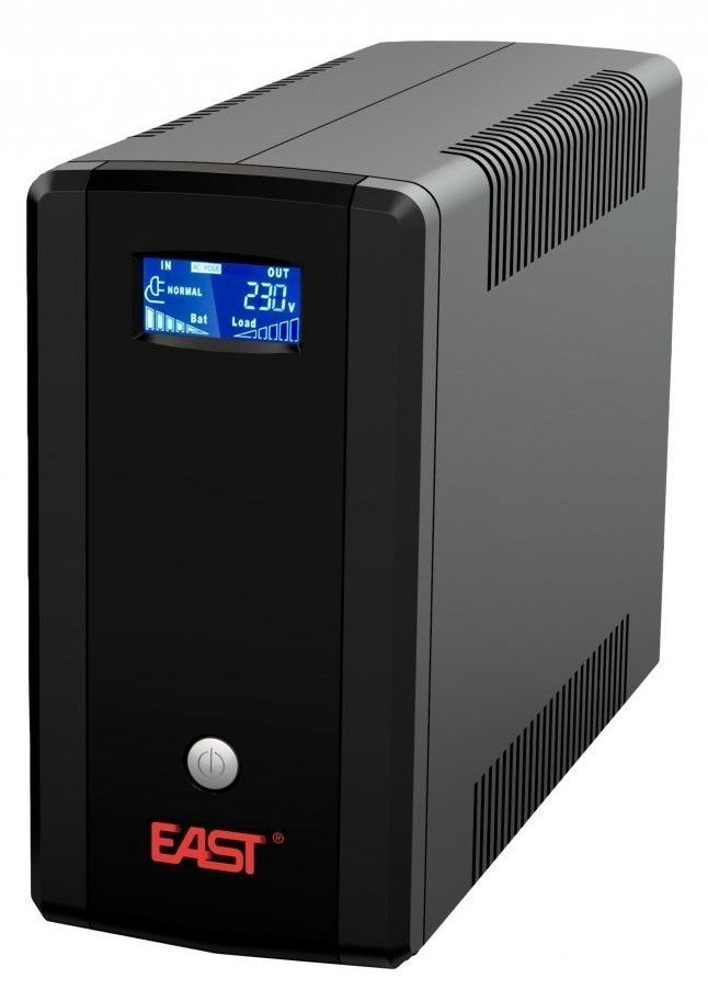 Источник бесперебойного питания EAST EA-1250U 1200VA/720W line-interactive 4 Schuko USB LCD в интернет-магазине, главное фото