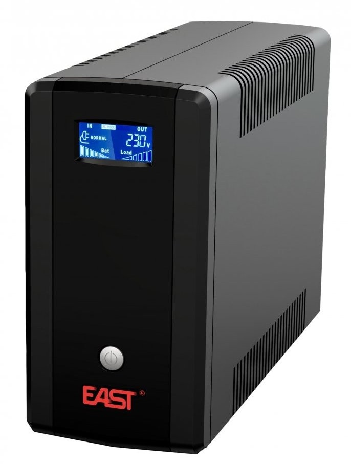 Джерело безперебійного живлення EAST EA-1550U 1550VA/900W line-interactive 4 Schuko USB LCD в інтернет-магазині, головне фото