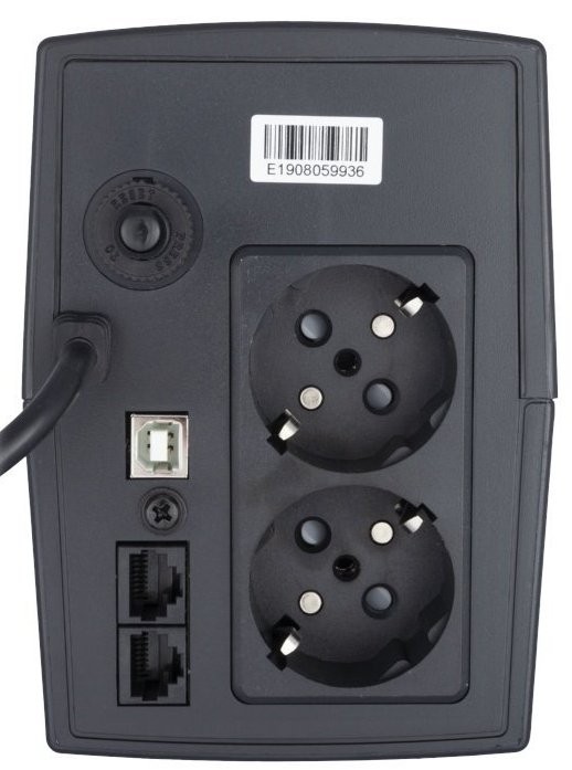 в продажу Джерело безперебійного живлення EAST EA-850U 850VA/480W line-interactive 2 Shucko USB LCD - фото 3