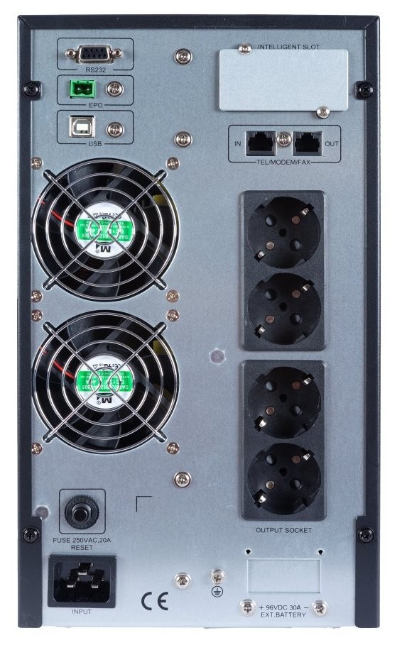 в продажу Джерело безперебійного живлення EAST EA903P-S 3000VA/2700W online USB 4 Schuko LCD - фото 3