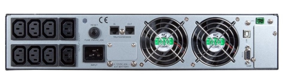 в продаже Источник бесперебойного питания EAST EA903P-SRT 72V 6/9 DC 3000VA/2700W online USB 8 IEC LCD - фото 3