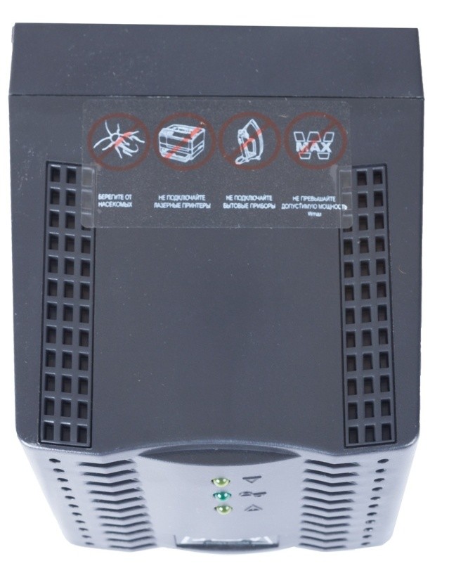 Стабилизатор напряжения Powercom TCA-1200 1200VA/600W 4 Schuko Black цена 1179.00 грн - фотография 2