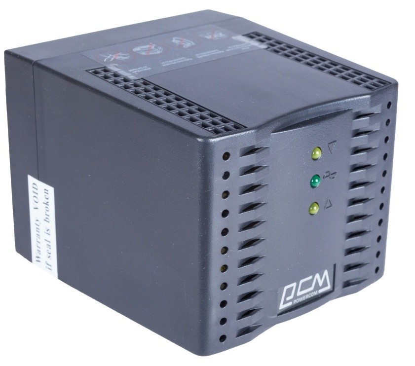Стабилизатор напряжения Powercom TCA-1200 1200VA/600W 4 Schuko Black отзывы - изображения 5