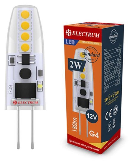Electrum 2W Si LC- 6 G4 3000K (A-LC-0907)