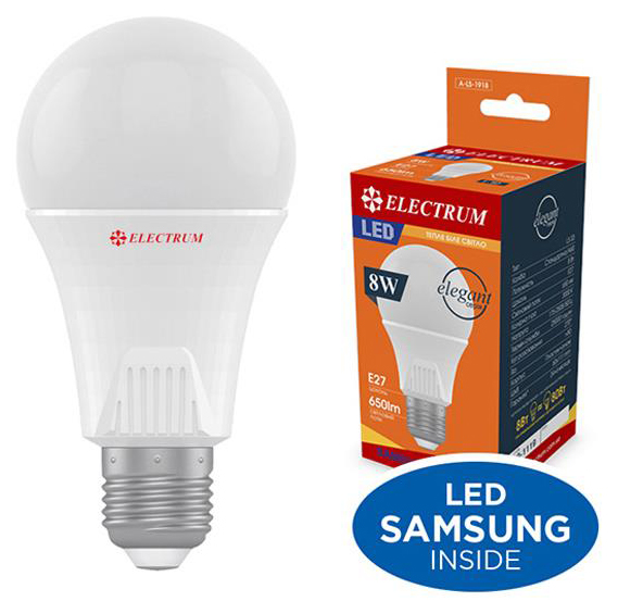 Electrum A60 8W PA LS-33 Elegant Е27 3000K (A-LS-1918)
