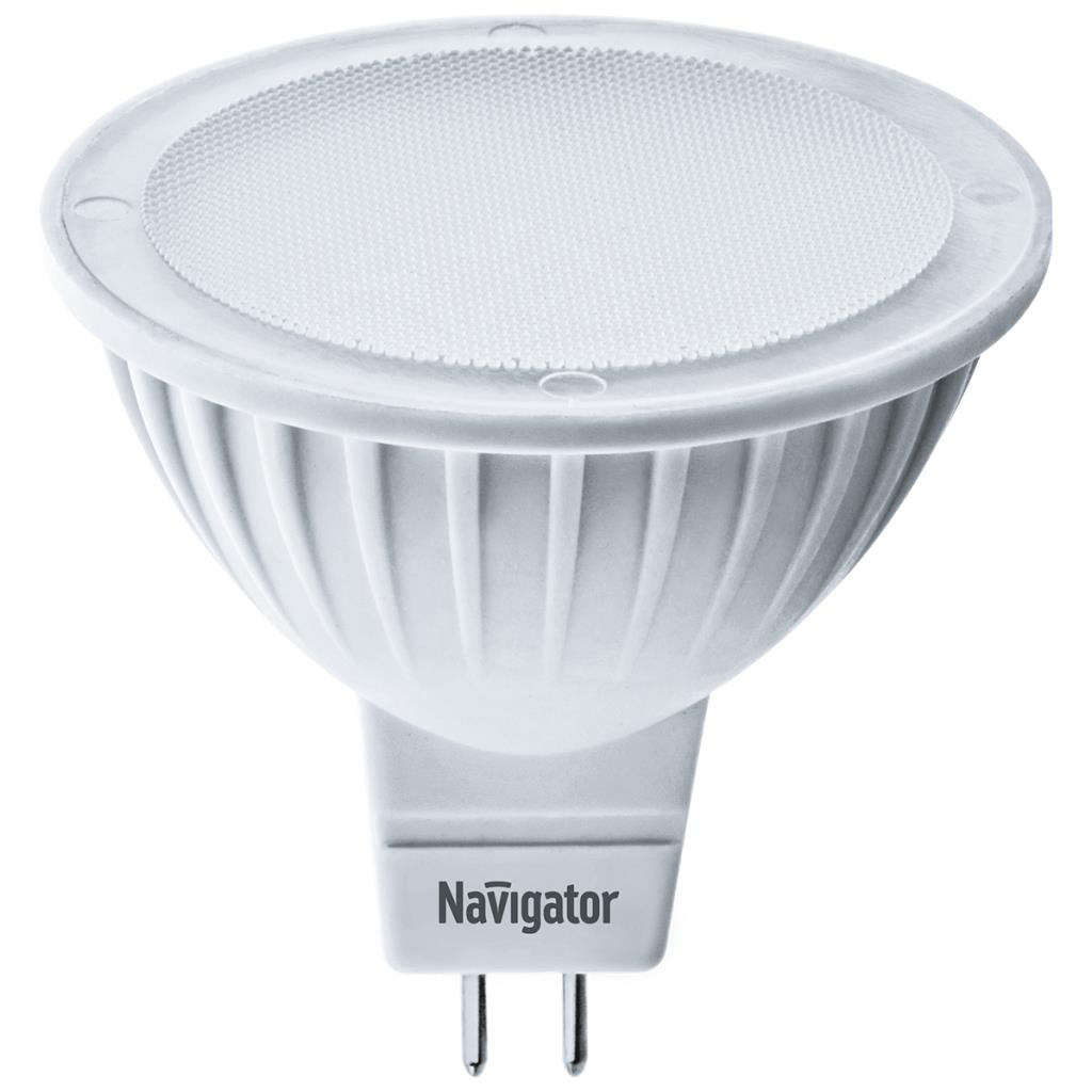 Светодиодная лампа мощностью 7 Вт Navigator NLL-MR16-7-230-4K-GU5.3 (94245)