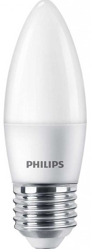 Светодиодная лампа Philips 220 вольт Philips ESSLEDCandle 6.5-75W E27 840 B35NDFR RCA (929002274907)