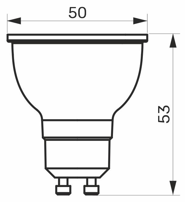 Світлодіодна лампа Titanum LED MR16 6W GU10 4100K (TLMR1606104) ціна 52 грн - фотографія 2