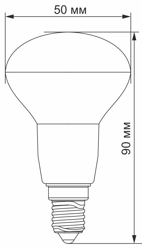 в продажу Світлодіодна лампа Titanum R50 6W E14 4100K (TLR5006144) - фото 3