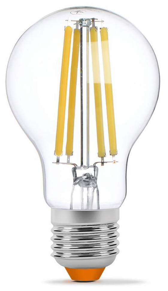 Светодиодная лампа мощностью 10 Вт Videx Filament A60F 10W E27 4100K 220V (VL-A60F-10274)
