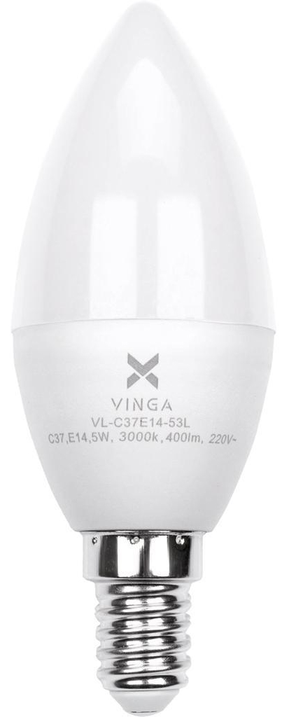 в продажу Світлодіодна лампа Vinga VL-C37E14-53L - фото 3