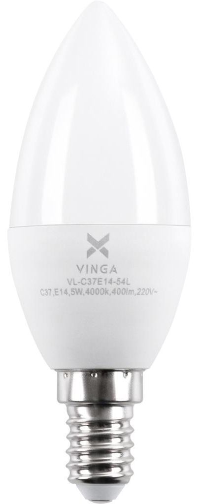 в продажу Світлодіодна лампа Vinga VL-C37E14-54L - фото 3