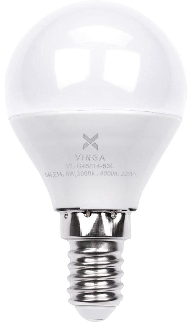 в продажу Світлодіодна лампа Vinga VL-G45E14-53L - фото 3