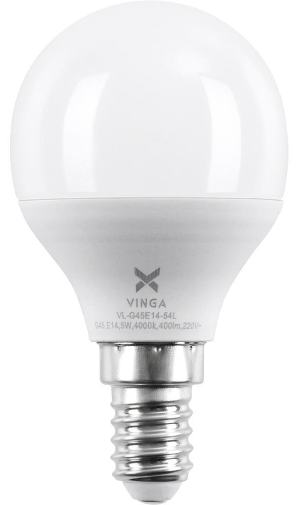 в продажу Світлодіодна лампа Vinga VL-G45E14-54L - фото 3