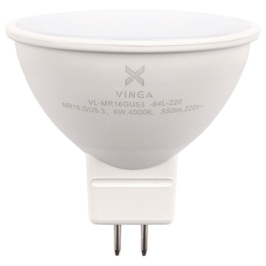 в продажу Світлодіодна лампа Vinga VL-MR16GU53-64L-220 - фото 3