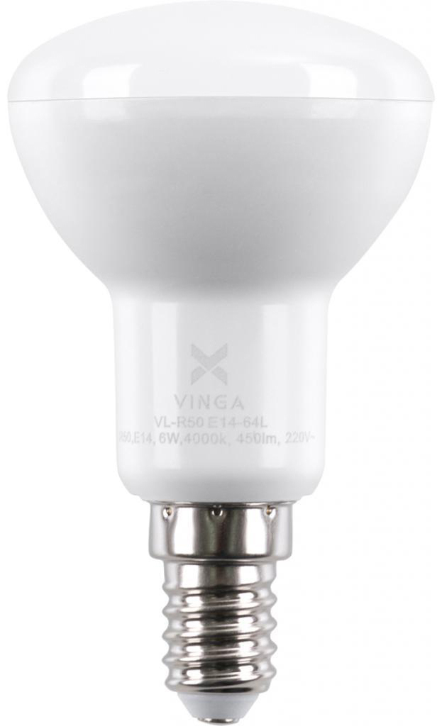 в продажу Світлодіодна лампа Vinga VL-R50E14-64L - фото 3