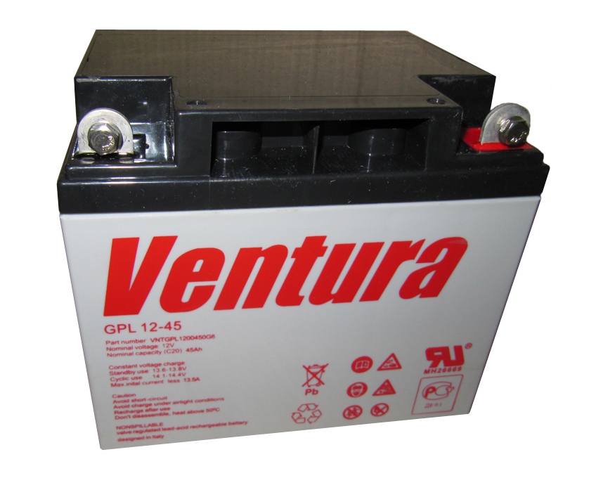 Характеристики акумулятор гелевий Ventura GPL 12-45