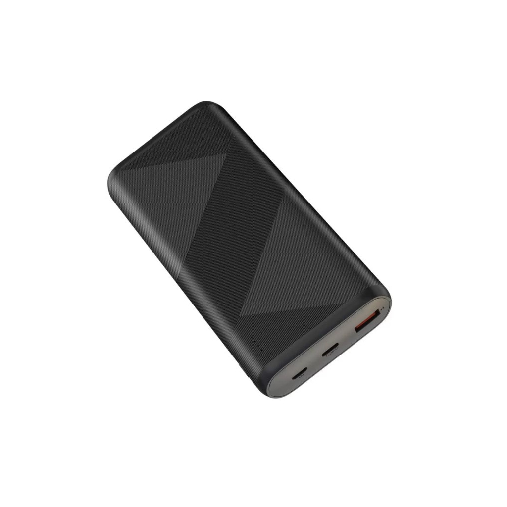 Повербанк XO 20000mAh, PD/20W, QC/18W, Type-C & USB-A, black (PR150) цена 785.20 грн - фотография 2
