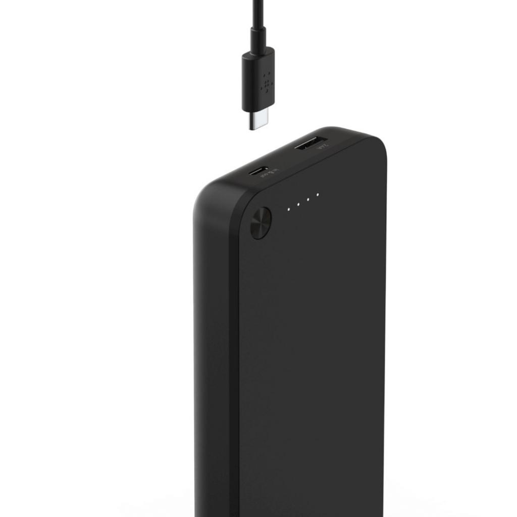 Повербанк Belkin 20100mAh, Power Delivery USB-C 30W, black (F7U063BTBLK) ціна 0 грн - фотографія 2