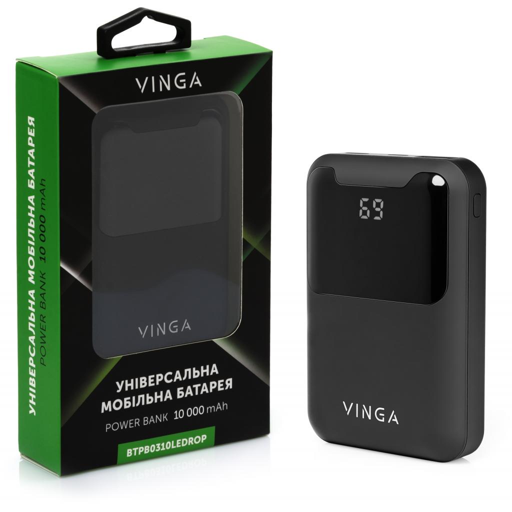 продаємо Vinga 10000 mAh Display soft touch black (BTPB0310LEDROBK) в Україні - фото 4