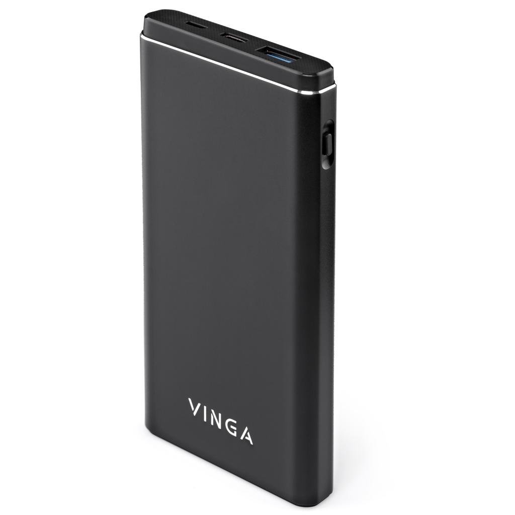 Повербанк Vinga 10000 mAh QC3.0 PD aluminium black (BTPB1010QCALBK) в интернет-магазине, главное фото