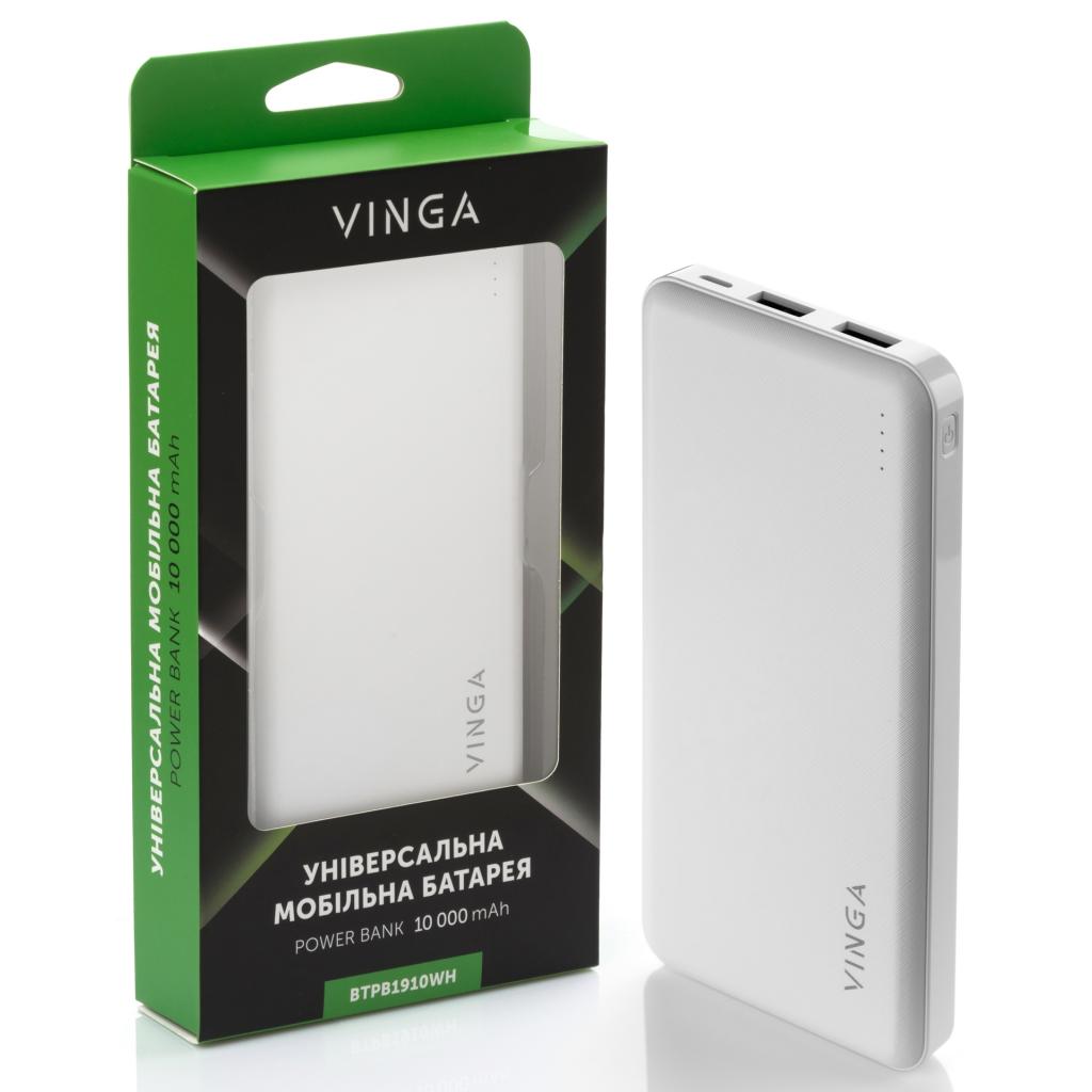 Повербанк Vinga 10000 mAh white (BTPB1910WH) інструкція - зображення 6