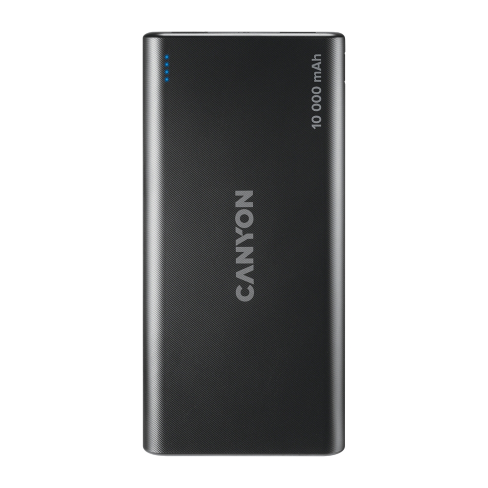 Canyon PB-108 10000mAh, Input 5V/2A, Output 5V/2.1A(Max), black (CNE-CPB1008B)