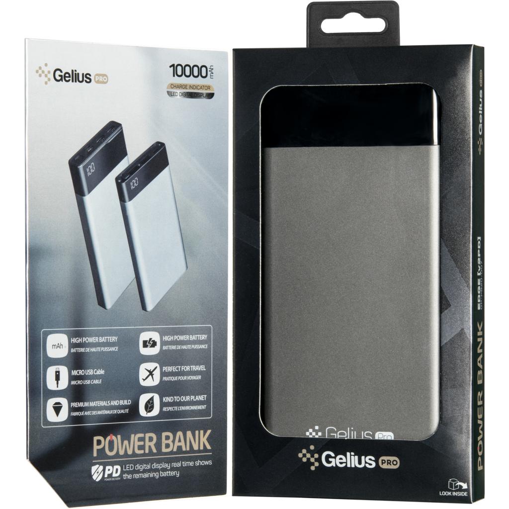 Повербанк Gelius Pro Edge GP-PB10-006 10 000 mAh 2.1A Grey (72027) обзор - фото 8