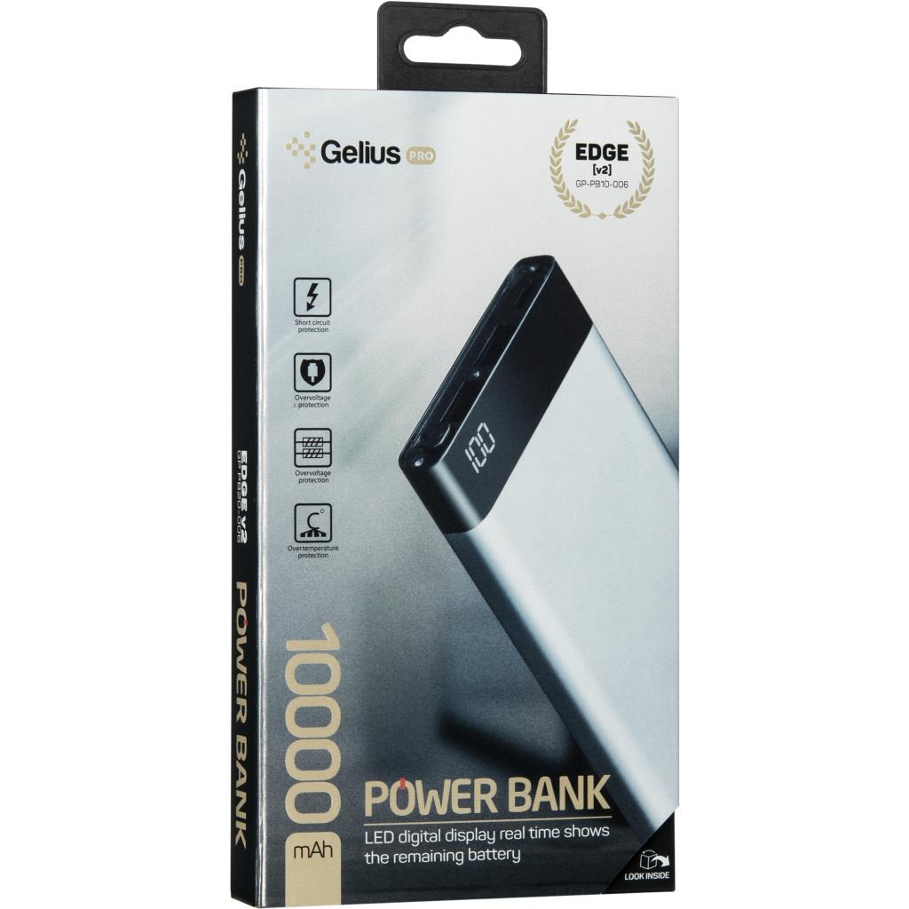 Gelius Pro Edge GP-PB10-006 10 000 mAh 2.1A Grey (72027) в магазине в Киеве - фото 10