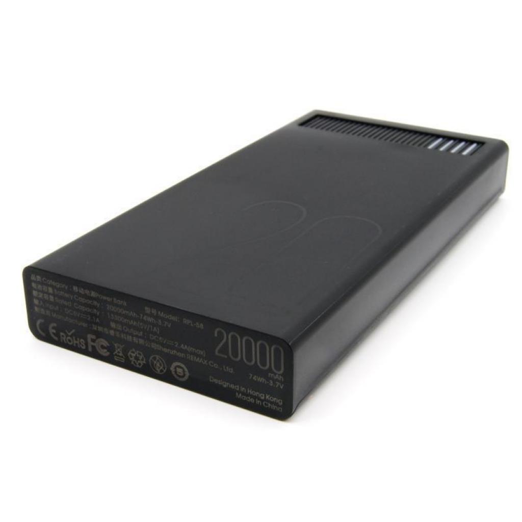 в продажу Повербанк Remax Revolution 20000mAh 2USB-2.4A black (RPL-58-BLACK) - фото 3