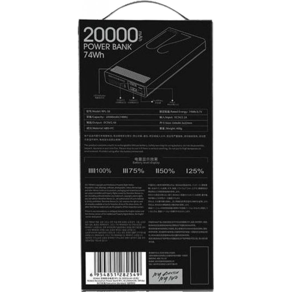 Повербанк Remax Revolution 20000mAh 2USB-2.4A black (RPL-58-BLACK) інструкція - зображення 6