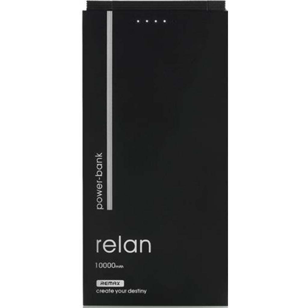Повербанк Remax Relan 10000mAh 2USB-2A with 2in1 black (RPP-65-BLACK) в интернет-магазине, главное фото
