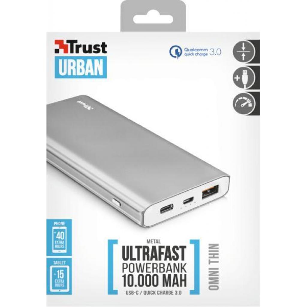 Повербанк Trust Omni thin metal 10000 USB-C QC3 (22701) характеристики - фотографія 7