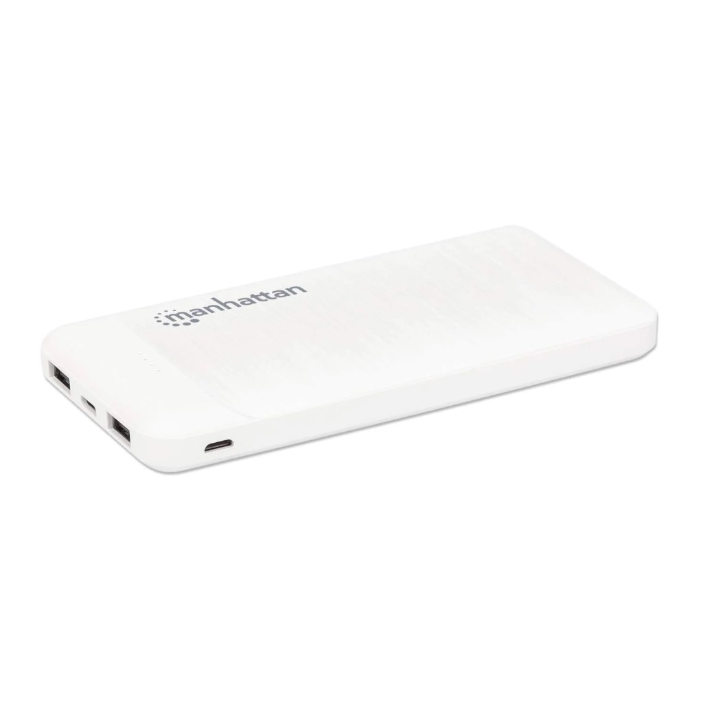 Повербанк Manhattan 10000mAh Output2*USB/2.1A, InputType-C micro USB/2А (406277) цена 702 грн - фотография 2