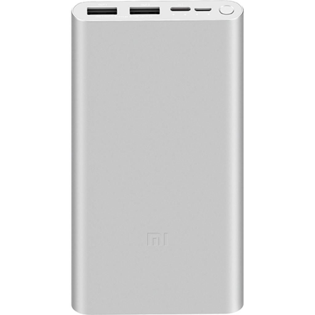 Повербанк Xiaomi Mi 3 NEW Power bank 10000mAh QC2.0 in/out, PLM13ZM, Silver (VXN4259CN / 575608) в Сумах