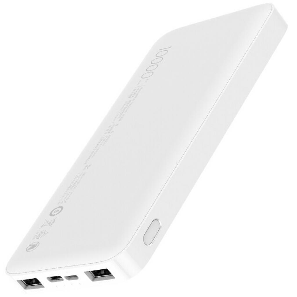 Повербанк Xiaomi Redmi 10000mAh (in 2.1A Micro-USB,Type-C/ out 2*2.4A) White (VXN4286) ціна 643 грн - фотографія 2