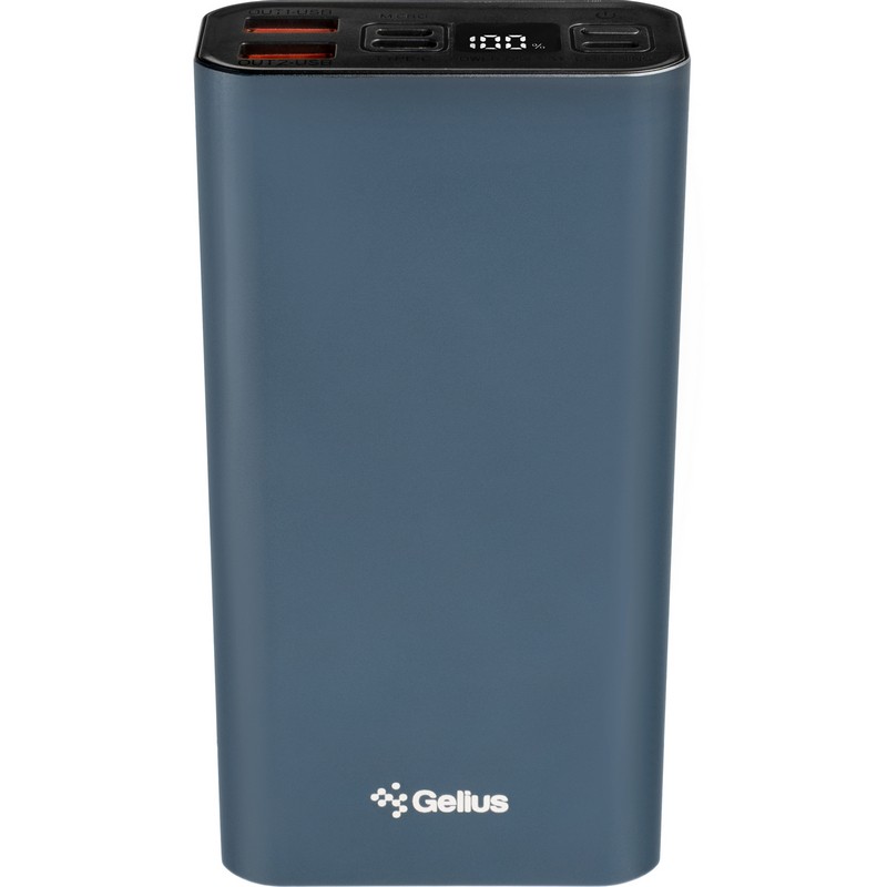 Повербанк Gelius Pro Edge 3 Power Delivery, Qick Charge, Display, 20000mAh Dark B (GP-PB20-210 / 00000082624) ціна 1999 грн - фотографія 2