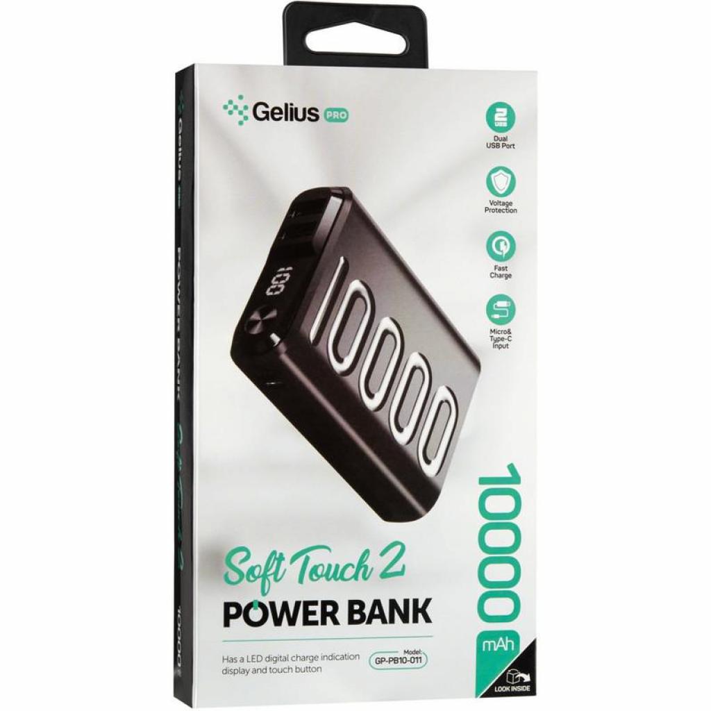 Gelius Pro Soft 2 GP-PB10-011 10000mAh Black (00000078421) в магазине в Киеве - фото 10